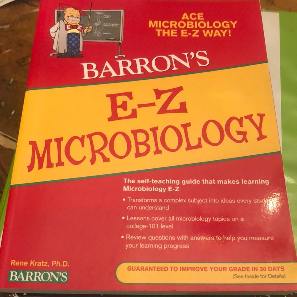 SOLD: Microbiology self teaching book